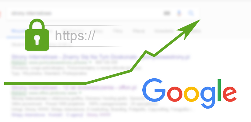 HTTPS w adresie a wyższe pozycje w wynikach wyszukiwania.