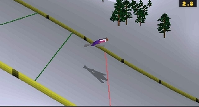 lądowanie - delux-ski-jump - wizualizacja gry